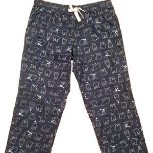 NWT Secret Treasures Navy Polar Bear PJ Bottoms